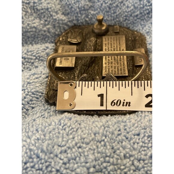 VINTAGE NASCAR GEOFF BODINE 7 LIMITED EDITION 002‎ BELT BUCKLE AMERICAN LEGENDS - Picture 8 of 10